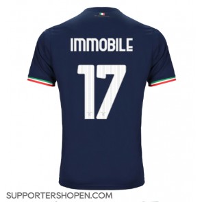 Lazio Ciro Immobile #17 Borta Matchtröja 2023-24 Kortärmad
